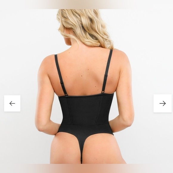 POPILUSH Shapewear Bodysuit Corset Style Thong - NWT - Picture 4 of 8
